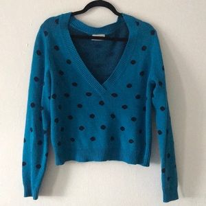 Urban Outfitters polka dot sweater